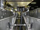 Used Adco 15D105-SS Stainless Steel Horizontal Load Semi Automatic Cartoner. Machine is capable of speeds up to 125 cartons per minute. Has 15