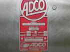 Used Adco 15D105-SS Stainless Steel Horizontal Load Semi Automatic Cartoner. Machine is capable of speeds up to 125 cartons per minute. Has 15