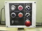 Used Adco Semi Automatic Horizontal Cartoner, Model 15DEC. Capable of speeds up to 60 cpm. Has 14