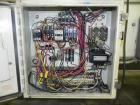 Used Adco Semi Automatic Horizontal Cartoner, Model 15DEC. Capable of speeds up to 60 cpm. Has 14