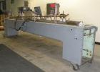 Used ADCO Semi Automatic Horizontal Carton End Sealer, Model 15DEC (similar to 15 CHL). Capable of speeds up to 30 CPM. Has 20