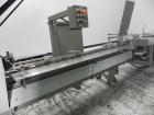 Used Langen Model B1 Semi-Automatic Horizontal Cartoner capable of speeds up to 120 cartons per minute. Has 9