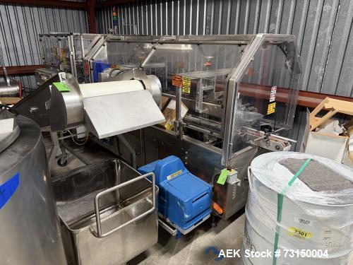 Used Adco 12WA-120-EC Stainless Steel Wraparound Carton Sleever – High-Speed Multipack Packaging System