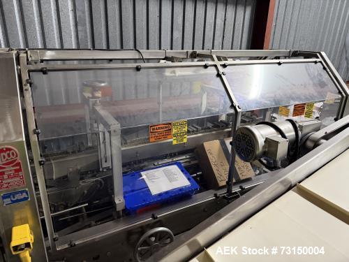 Used Adco 12WA-120-EC Stainless Steel Wraparound Carton Sleever – High-Speed Multipack Packaging System