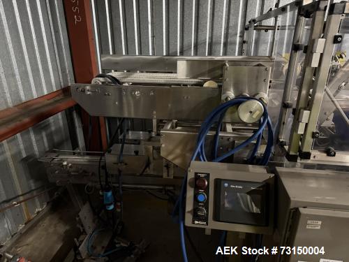 Used Adco 12WA-120-EC Stainless Steel Wraparound Carton Sleever – High-Speed Multipack Packaging System
