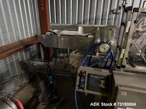 Used Adco 12WA-120-EC Stainless Steel Wraparound Carton Sleever – High-Speed Multipack Packaging System