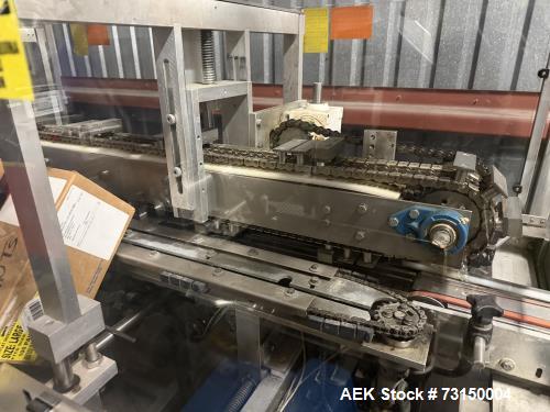 Used Adco 12WA-120-EC Stainless Steel Wraparound Carton Sleever – High-Speed Multipack Packaging System