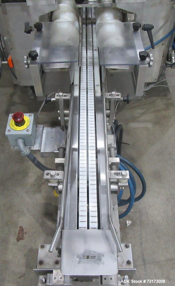 Used Adco Model 12WA-120-EC Automatic Wraparound Carton Sleever for Beverage Mul