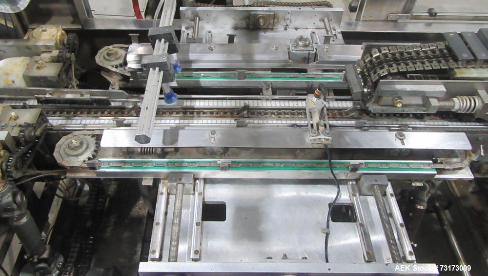 Used Adco Model 12WA-120-EC Automatic Wraparound Carton Sleever for Beverage Mul