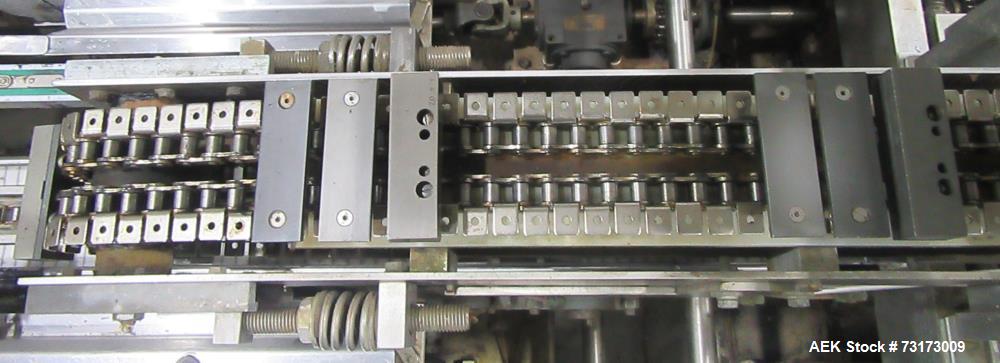Used Adco Model 12WA-120-EC Automatic Wraparound Carton Sleever for Beverage Mul