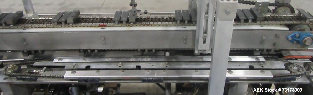Used Adco Model 12WA-120-EC Automatic Wraparound Carton Sleever for Beverage Mul