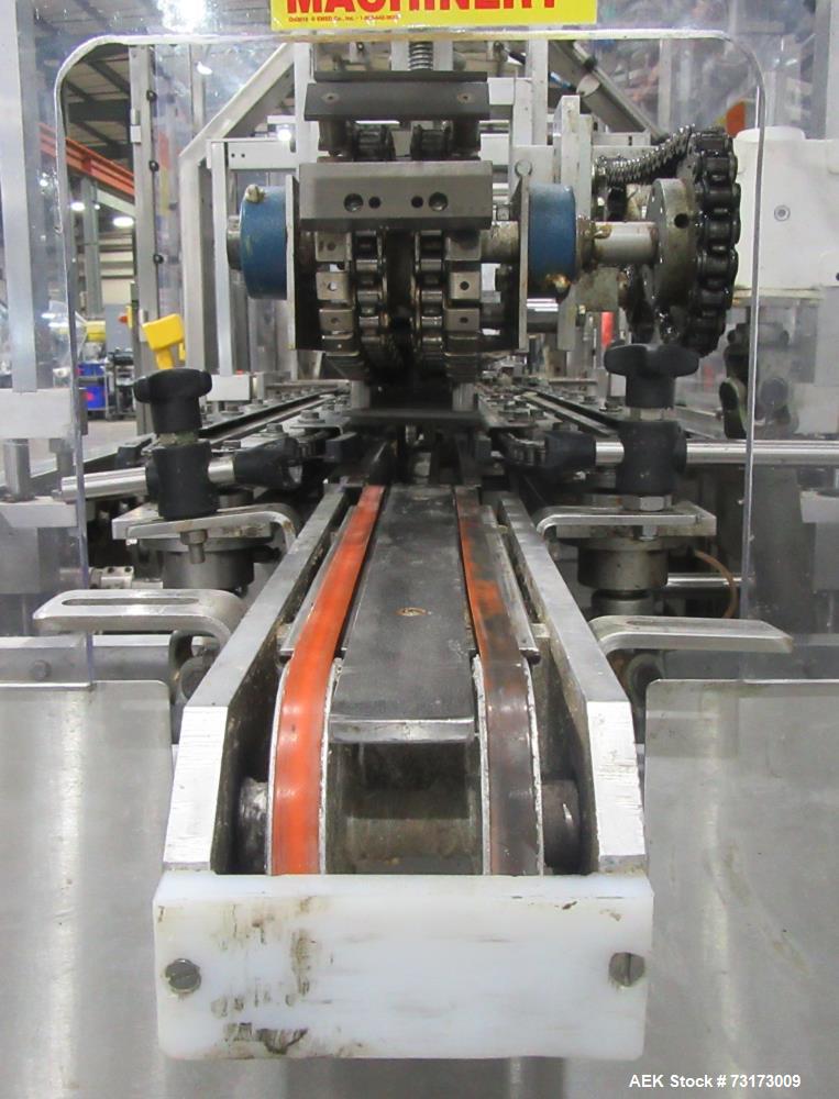 Used Adco Model 12WA-120-EC Automatic Wraparound Carton Sleever for Beverage Mul