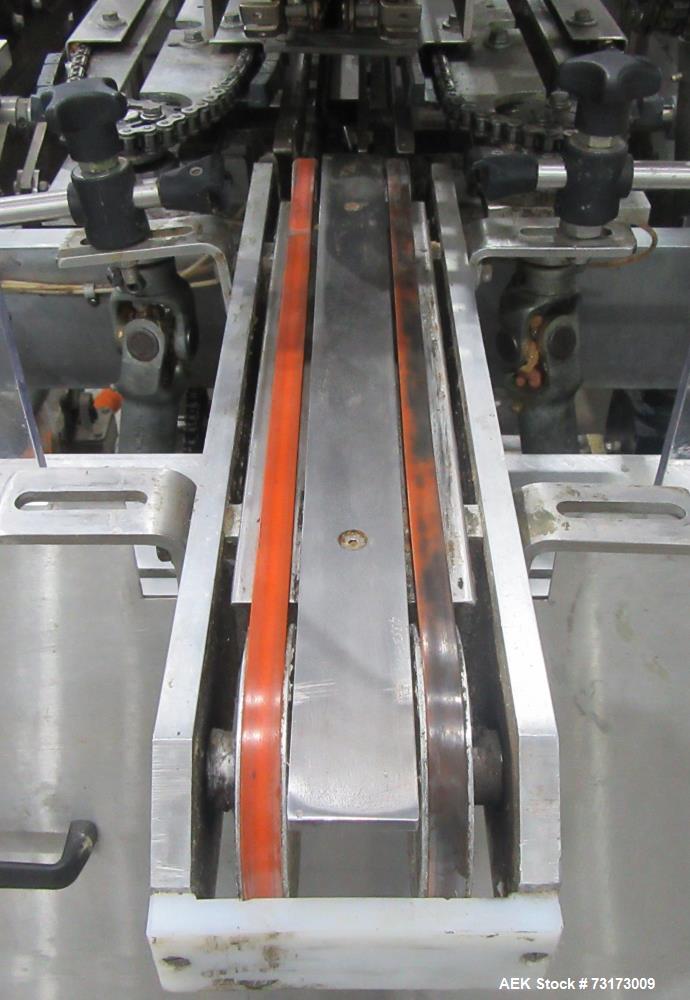 Used Adco Model 12WA-120-EC Automatic Wraparound Carton Sleever for Beverage Mul