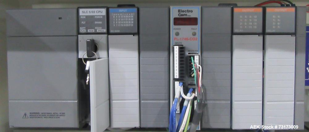 Used Adco Model 12WA-120-EC Automatic Wraparound Carton Sleever for Beverage Mul