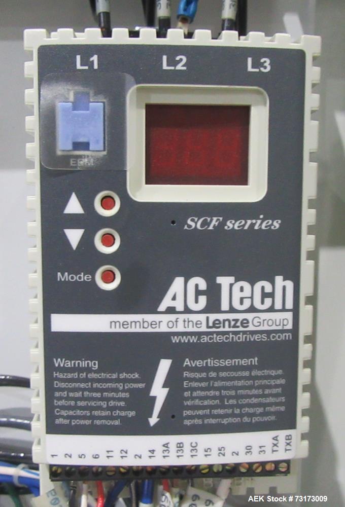 Used Adco Model 12WA-120-EC Automatic Wraparound Carton Sleever for Beverage Mul