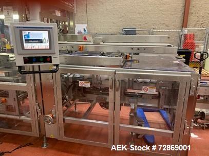Used Adco 12WM-160-SS Automatic High Speed Wraparound Sleeve Cartoner