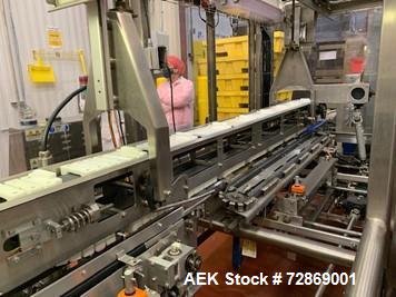 Used Adco 12WM-160-SS Automatic High Speed Wraparound Sleeve Cartoner