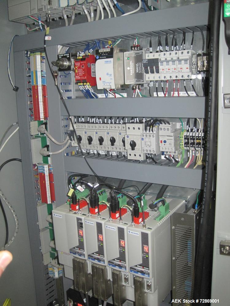 Used Adco 12WM-160-SS Automatic High Speed Wraparound Sleeve Cartoner