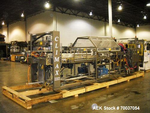 Used Climax Model CPCM Wraparound Cartoner or Carton Sleever.