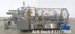 Used Adco Model 12WA-120-EC Automatic Wraparound Carton Sleever for Beverage Multipacks