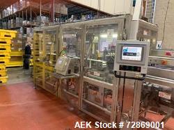 Used-Adco 12WM-160-SS Automatic High Speed Wraparound Sleeve Cartoner