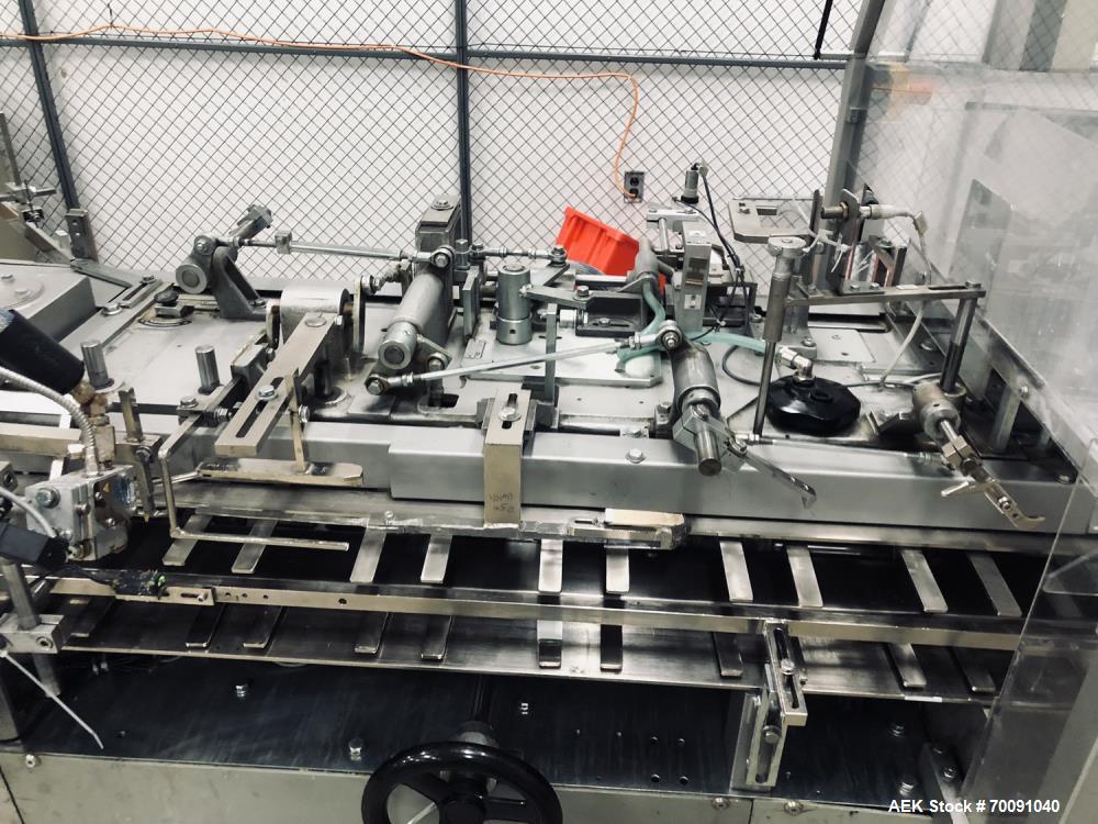 Used CAM AV06 Automatic Vertical Glue Cartoner | Intermittent Motion Cartoning Machine