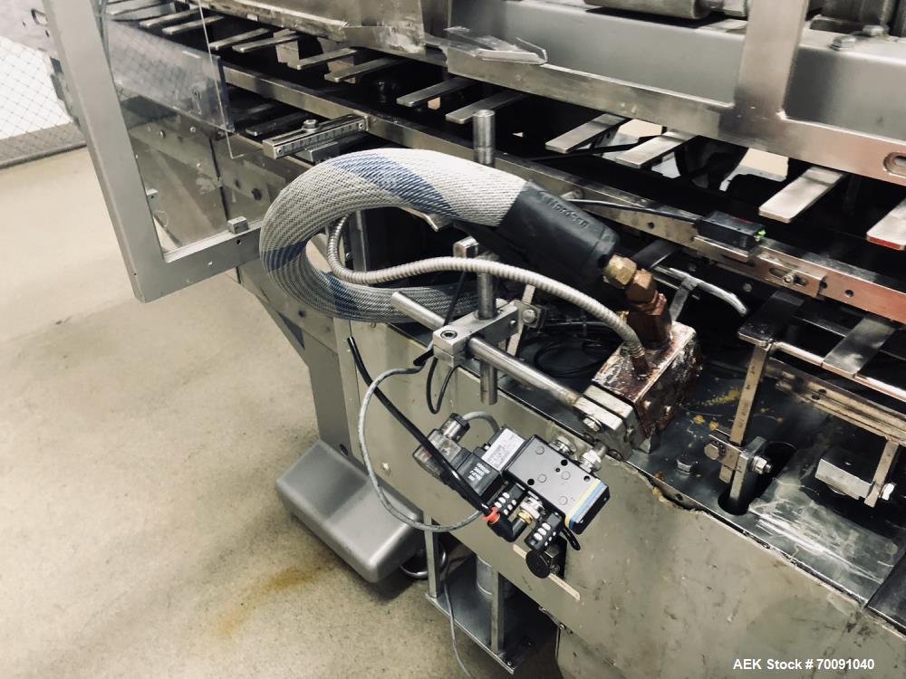 Used CAM AV06 Automatic Vertical Glue Cartoner | Intermittent Motion Cartoning Machine