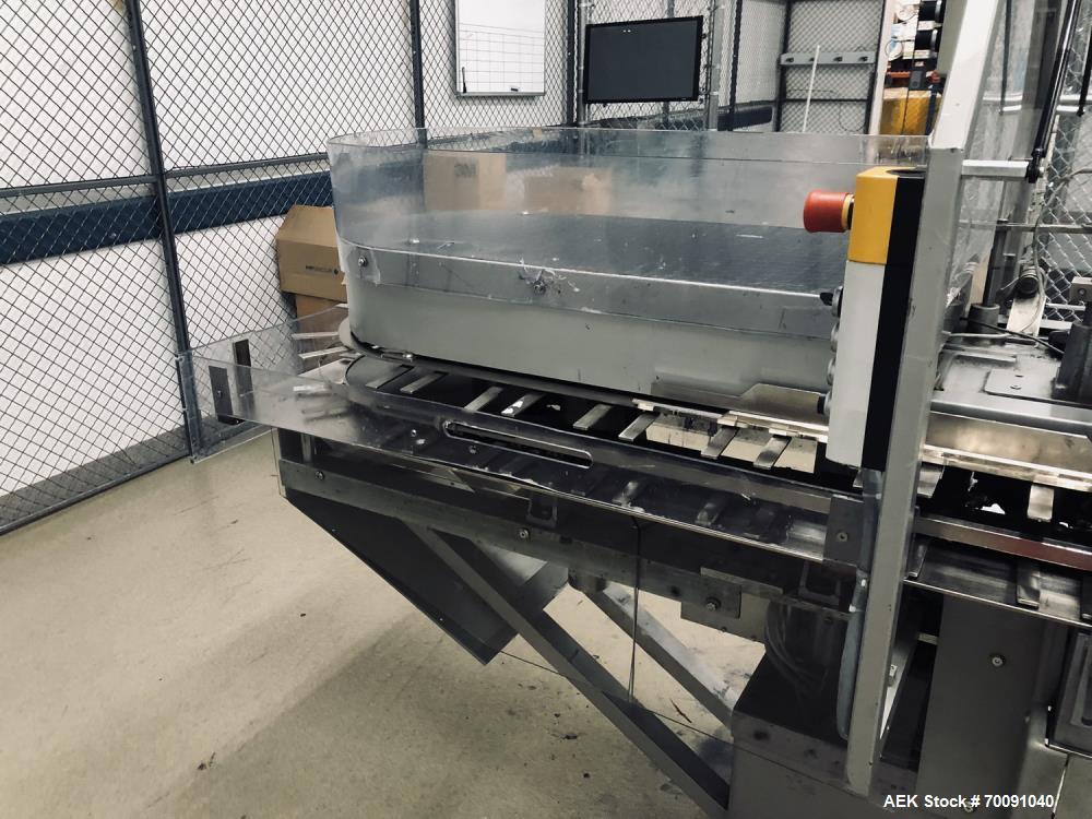 Used CAM AV06 Automatic Vertical Glue Cartoner | Intermittent Motion Cartoning Machine