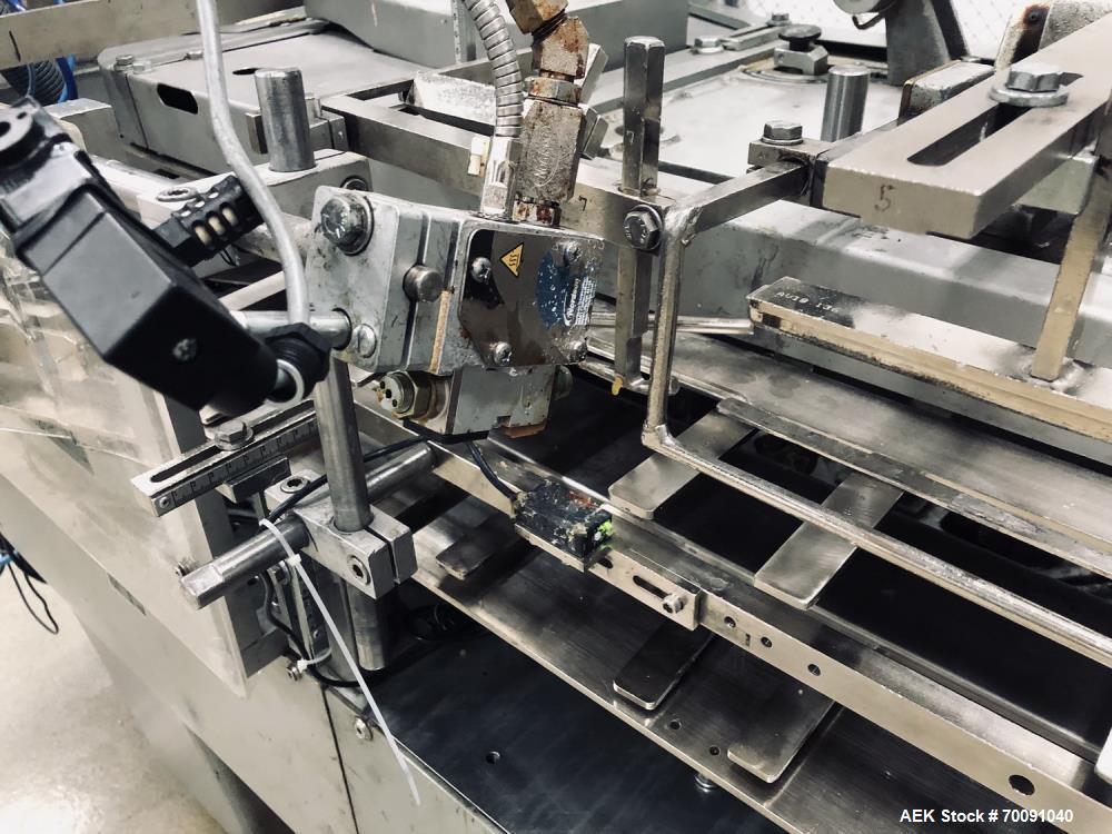 Used CAM AV06 Automatic Vertical Glue Cartoner | Intermittent Motion Cartoning Machine