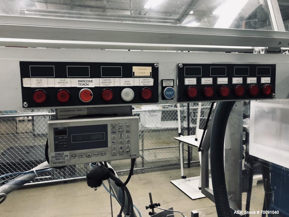 Used CAM AV06 Automatic Vertical Glue Cartoner | Intermittent Motion Cartoning Machine