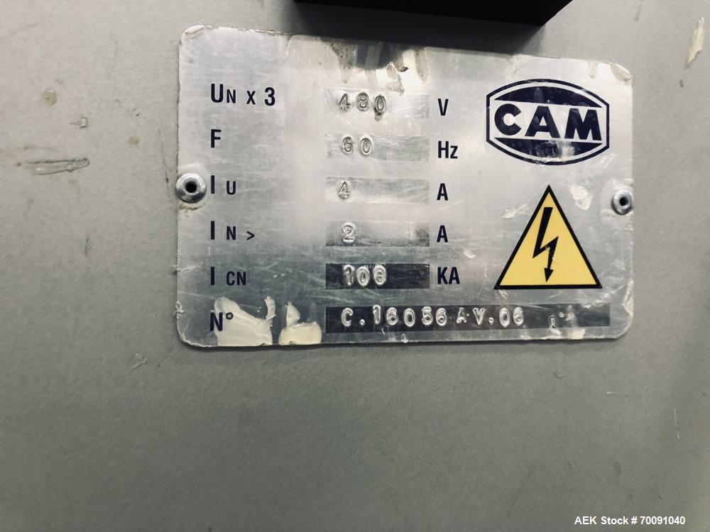 Used CAM AV06 Automatic Vertical Glue Cartoner | Intermittent Motion Cartoning Machine