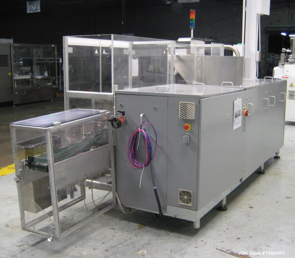 Used- IMA Vertima Vertical Tuck Style Cartoner with Automatic Bottle Loader