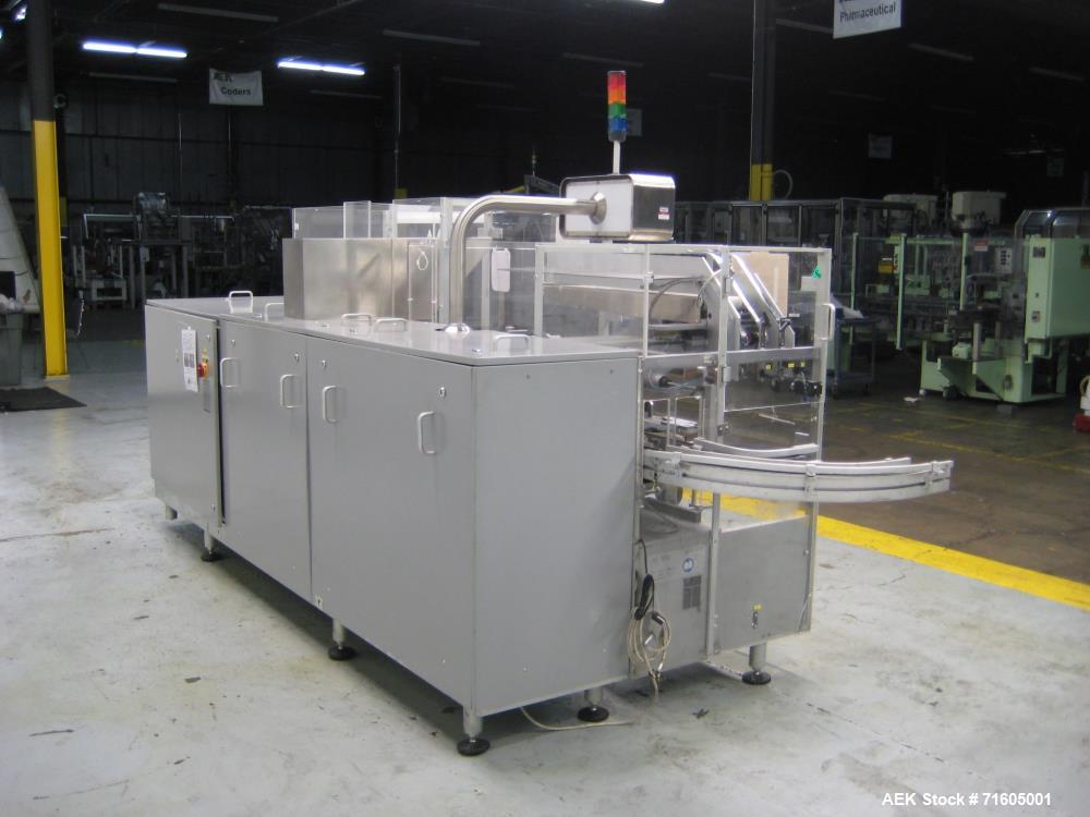 Used- IMA Vertima Vertical Tuck Style Cartoner with Automatic Bottle Loader