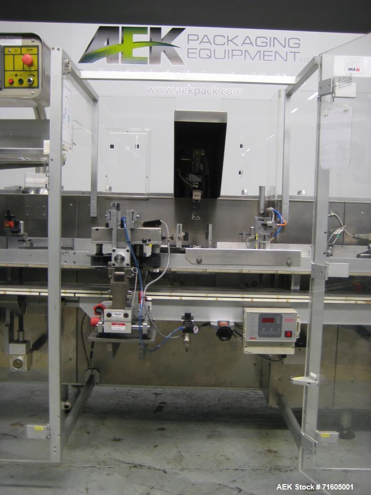 Used- IMA Vertima Vertical Tuck Style Cartoner with Automatic Bottle Loader