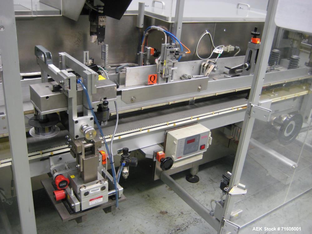 Used- IMA Vertima Vertical Tuck Style Cartoner with Automatic Bottle Loader