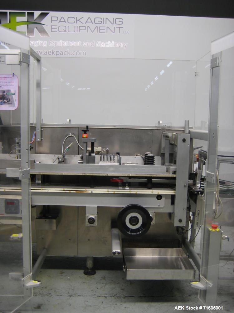 Used- IMA Vertima Vertical Tuck Style Cartoner with Automatic Bottle Loader