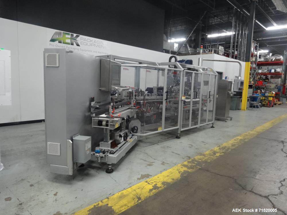 Used Serpa Model P120 Vertical Cartoner with Robotic Loader