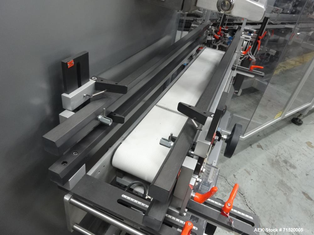 Used Serpa Model P120 Vertical Cartoner with Robotic Loader