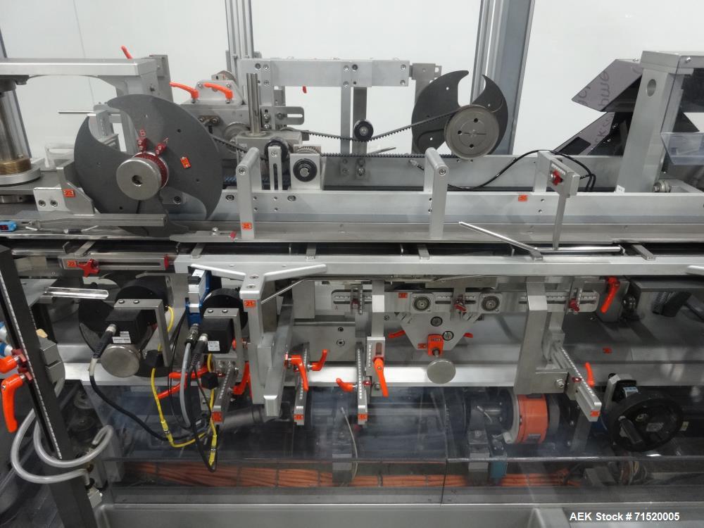 Used Serpa Model P120 Vertical Cartoner with Robotic Loader