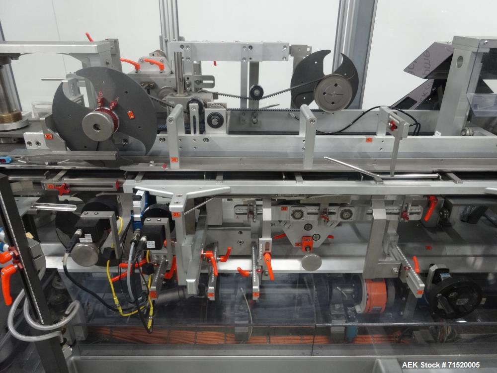 Used- Serpa Model P120 Vertical Cartoner with Robotic Loader