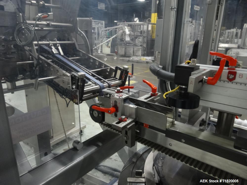Used Serpa Model P120 Vertical Cartoner with Robotic Loader