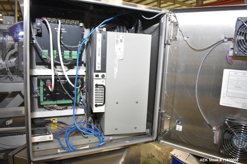 Used Serpa Model P120 Vertical Cartoner with Robotic Loader