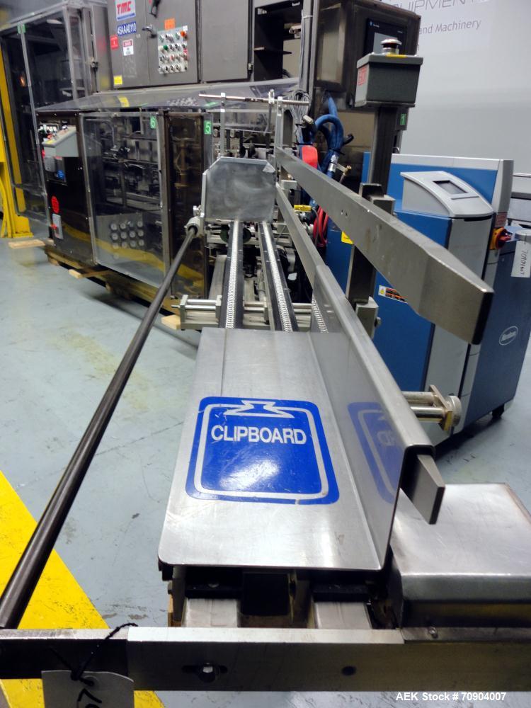 Used Tisma Vertical Automatic Volumetric Fill Cartoner with Nordson Verablue Si