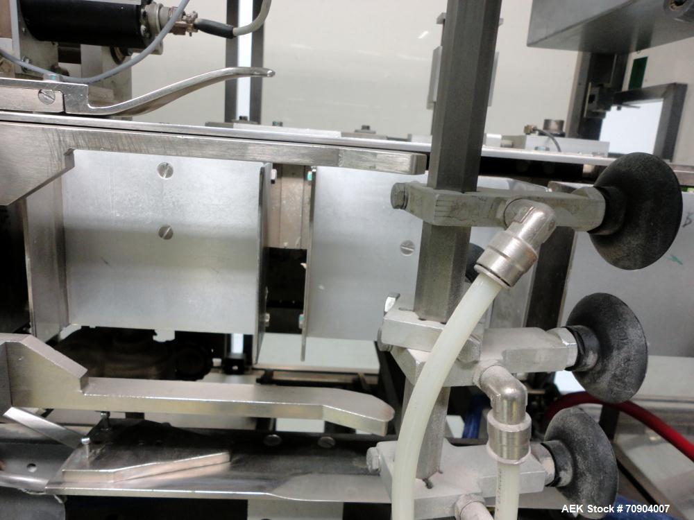 Used Tisma Vertical Automatic Volumetric Fill Cartoner with Nordson Verablue Si