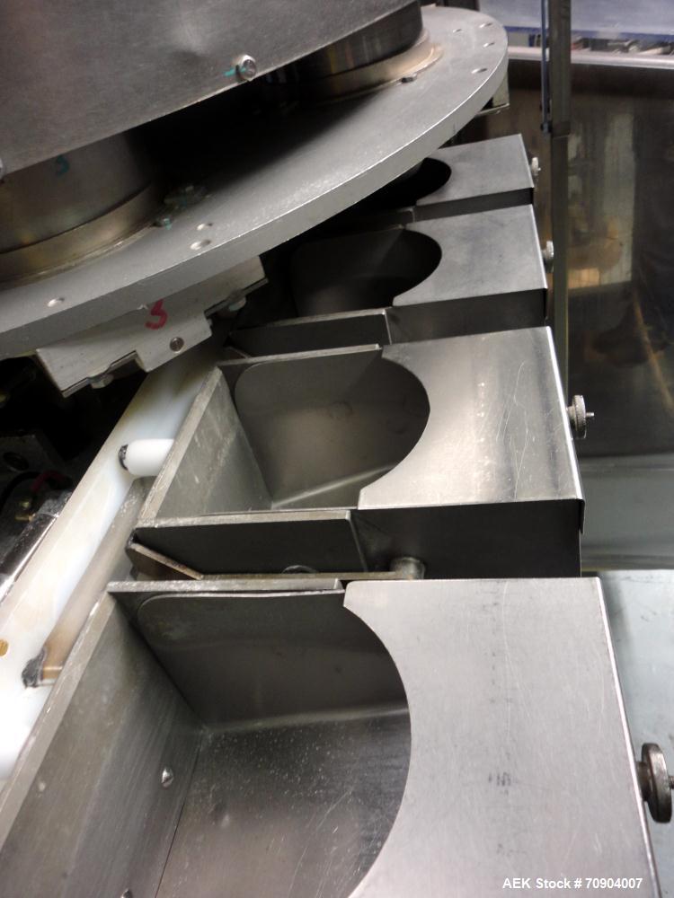 Used Tisma Vertical Automatic Volumetric Fill Cartoner with Nordson Verablue Si