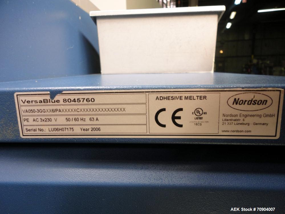 Used Tisma Vertical Automatic Volumetric Fill Cartoner with Nordson Verablue Si