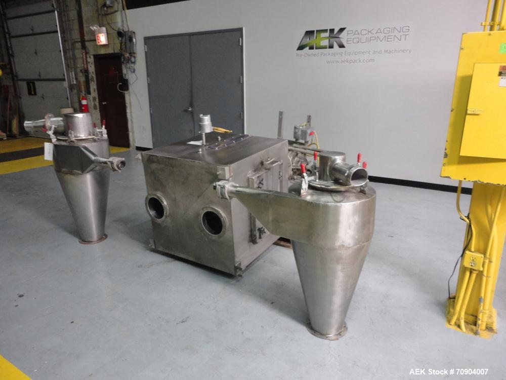 Used Tisma Vertical Automatic Volumetric Fill Cartoner with Nordson Verablue Si