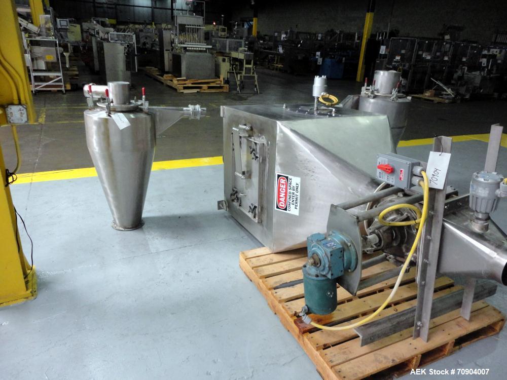 Used Tisma Vertical Automatic Volumetric Fill Cartoner with Nordson Verablue Si