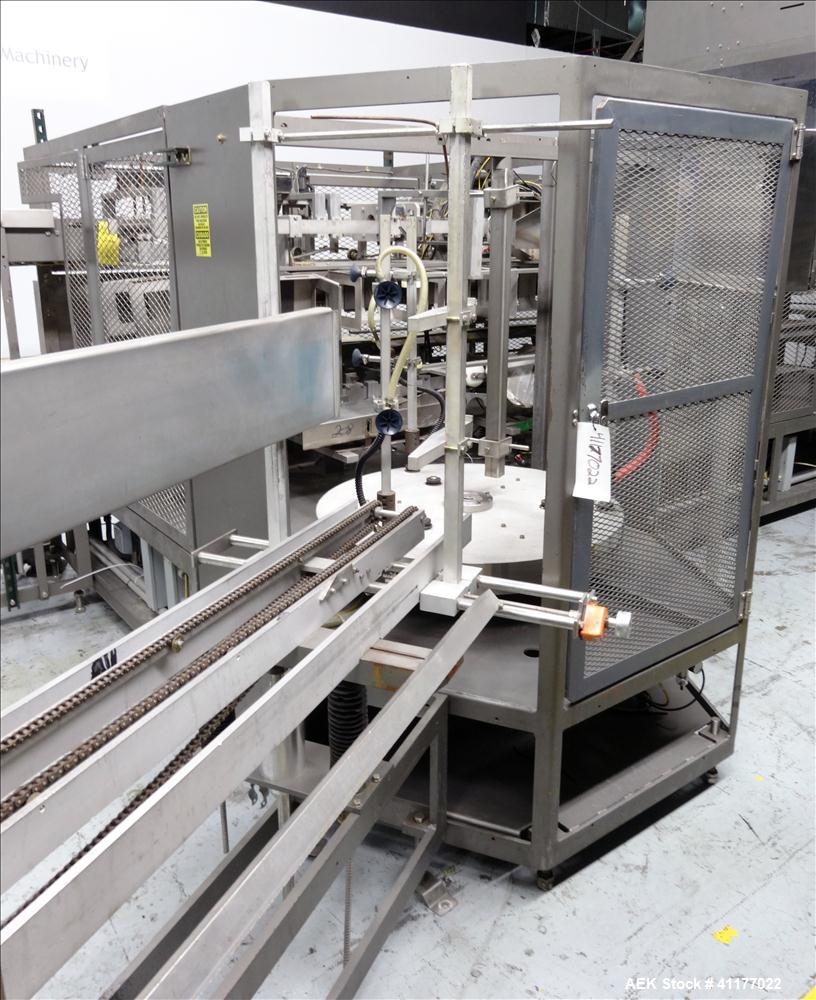 Used- Triangle Continuous Motion Vertical Cartoner, Model VCL-1500