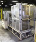 Used Yeaman Machine VCM-1000 Vertical Cartoner with 6 head volumetric cup fille